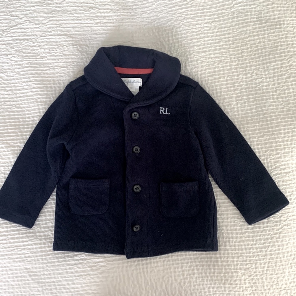 Ralph Lauren knit button up sweater